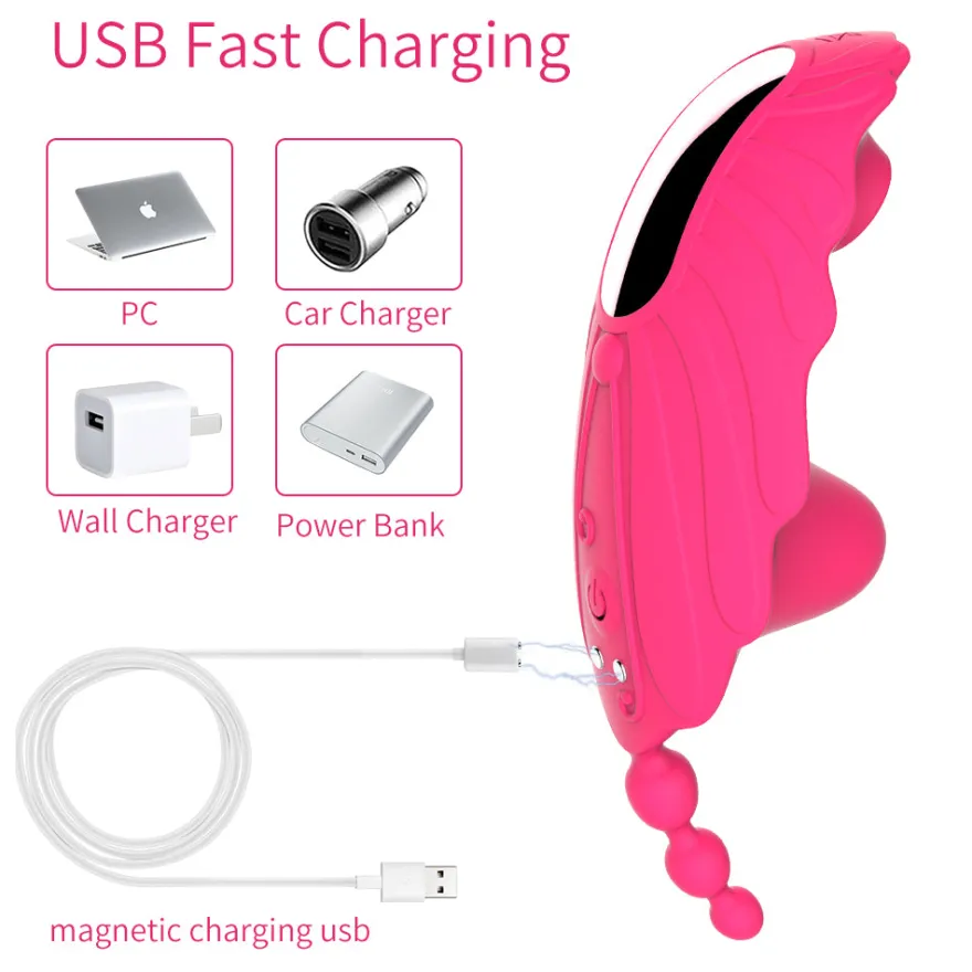 Auflege Panty Vibrator Stimulation Klitoris GM-384 Pink