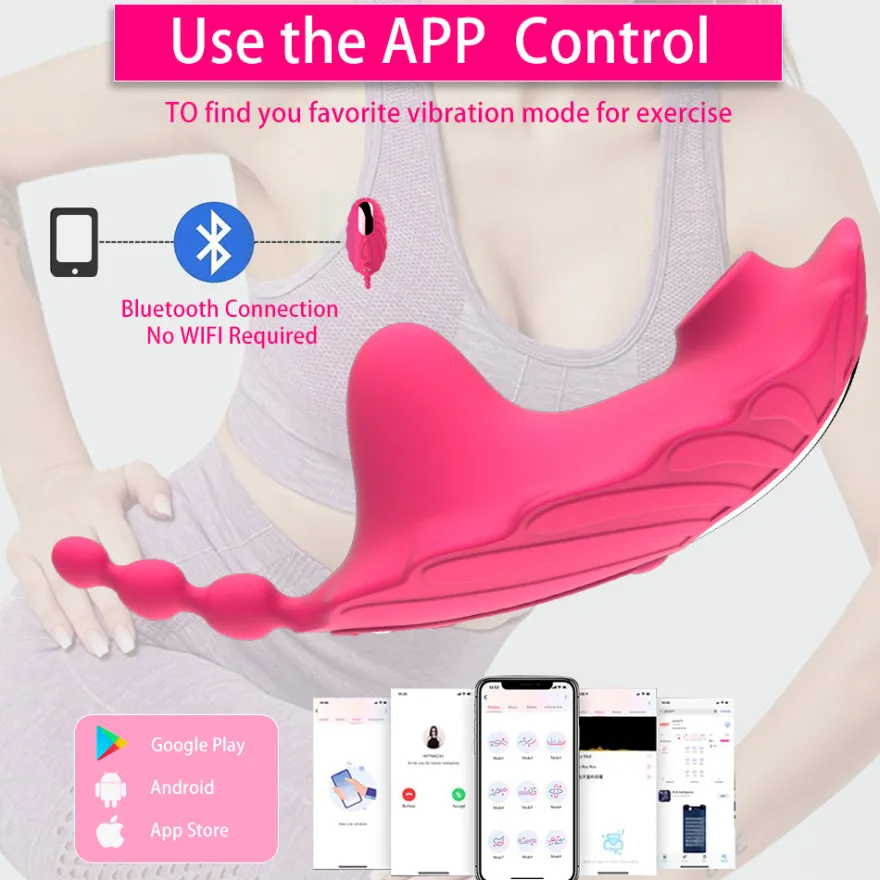 Auflege Panty Vibrator Stimulation Klitoris GM-384 Pink