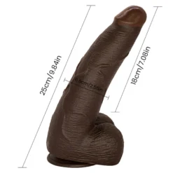 25cm Dildo no Vibrator Sex Toy Saugnapf Penis Anal PVC 3D Adern Hoden