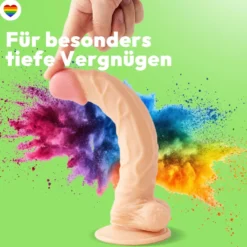 26cm Dildo no Vibrator Sex Toy Saugnapf Penis Anal PVC 3D Adern Hoden