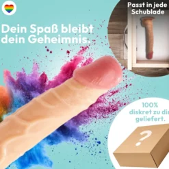 26cm Dildo no Vibrator Sex Toy Saugnapf Penis Anal PVC 3D Adern Hoden