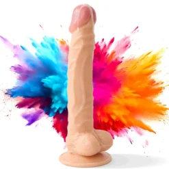 26cm Dildo no Vibrator Sex Toy Saugnapf Penis Anal PVC 3D Adern Hoden