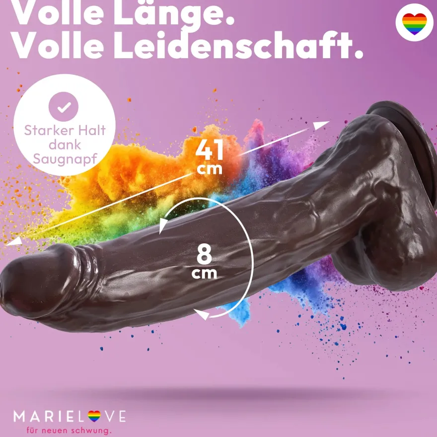 41cm XXL Dildo 3D Adern Hoden
