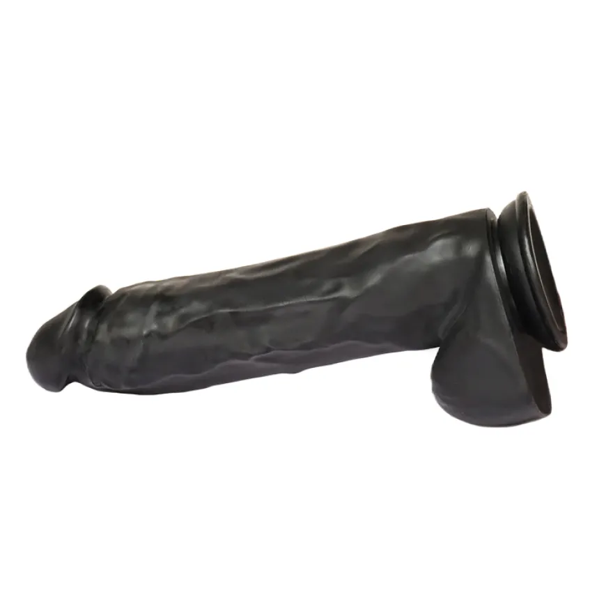 38cm XXL Dildo no Vibrator Sex Toy Saugnapf Penis Anal PVC 3D Adern Hoden