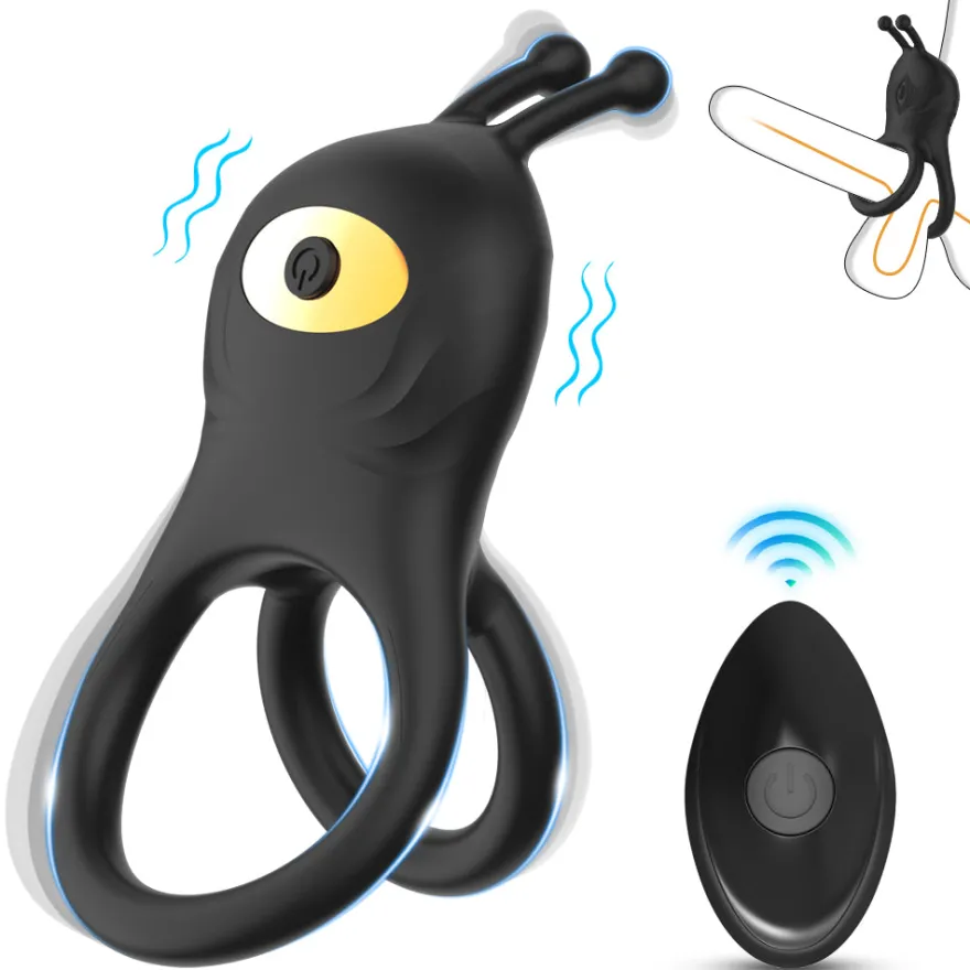 Cock Penis Hoden Ring Vibrator Akku GM-477