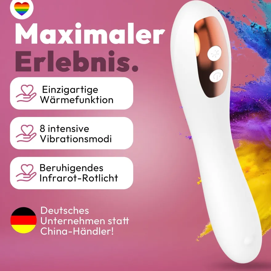 G-Punkt Vibrator mit Wärmefunktion & Rotlicht