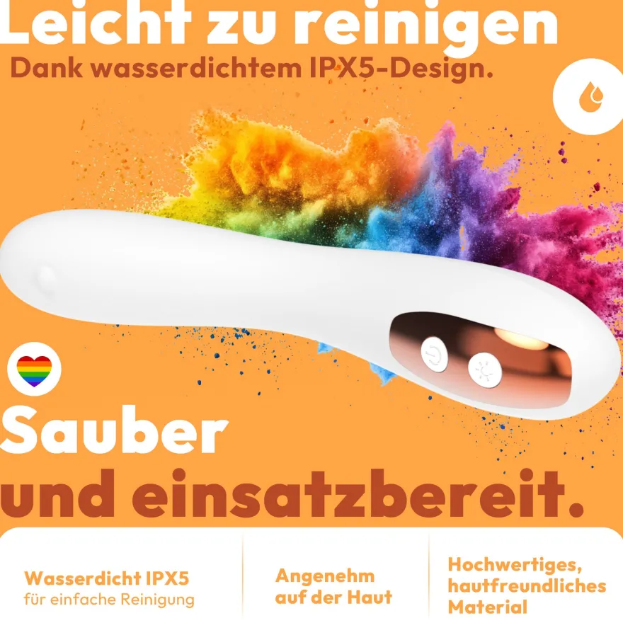 G-Punkt Vibrator mit Wärmefunktion & Rotlicht