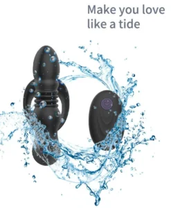 marielove Analvibrator Penis-Hoden-Ring mit Analvibrator
