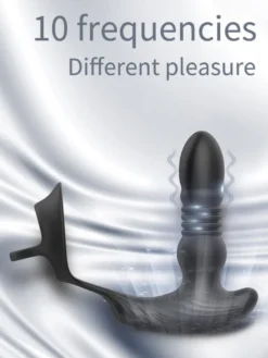marielove Analvibrator Penis-Hoden-Ring mit Analvibrator
