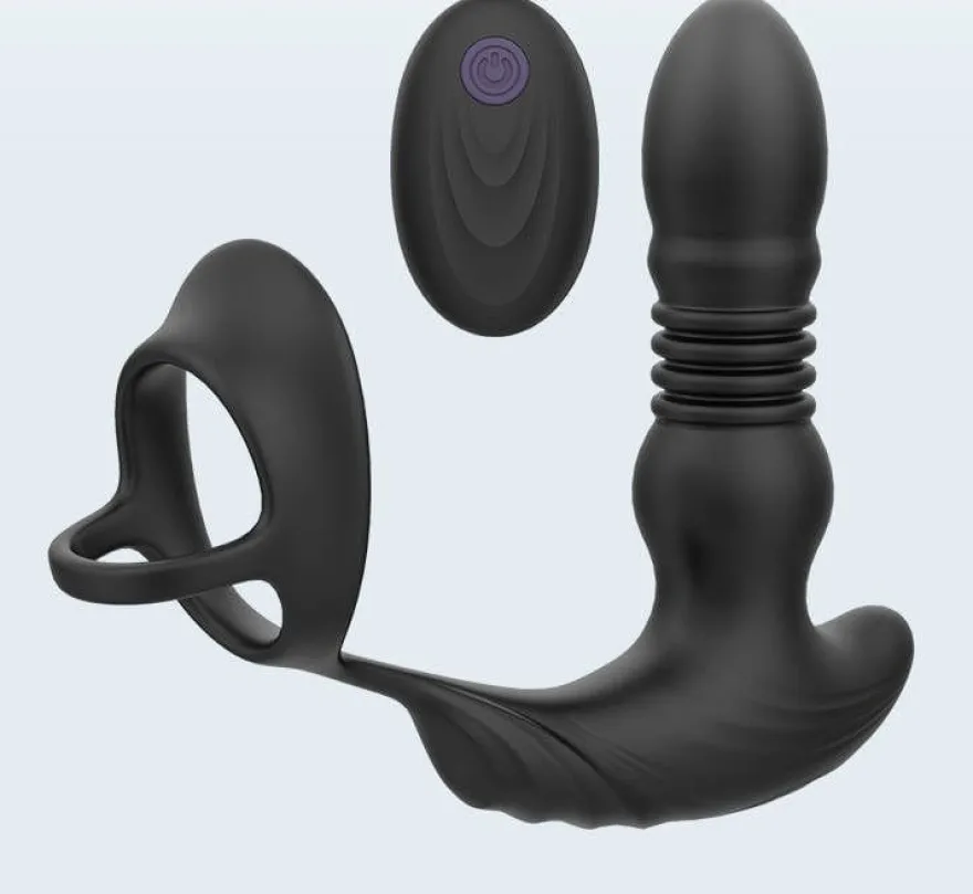 marielove Analvibrator Penis-Hoden-Ring mit Analvibrator