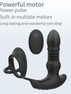 marielove Analvibrator Penis-Hoden-Ring mit Analvibrator