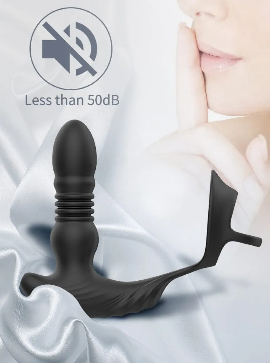marielove Analvibrator Penis-Hoden-Ring mit Analvibrator