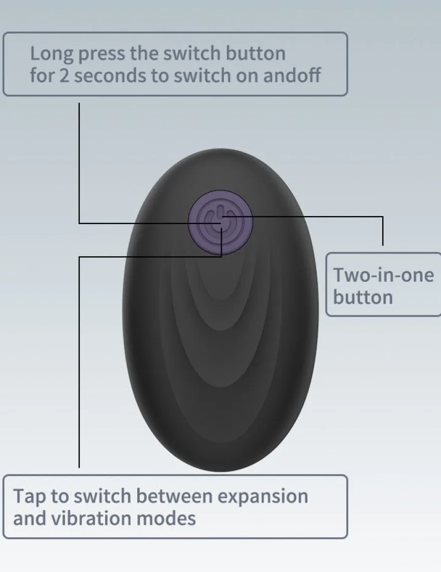 marielove Analvibrator Penis-Hoden-Ring mit Analvibrator
