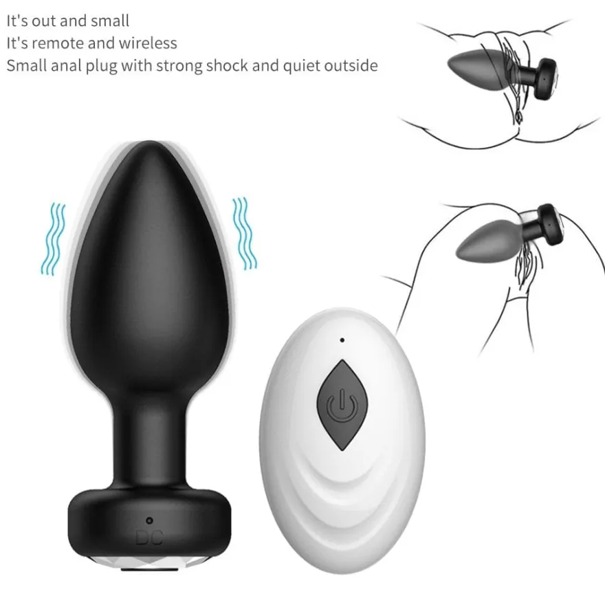 marielove Anal Vibrator Plug mit Fernbedienung