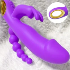 marielove 20cm Rabbit Vibrator 3in1 Stimulation