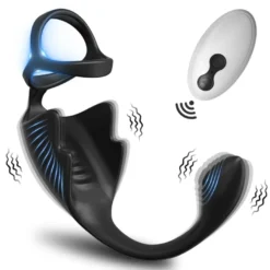marielove Cockring mit Prostata und Hoden Vibrator mit Fernbedienung