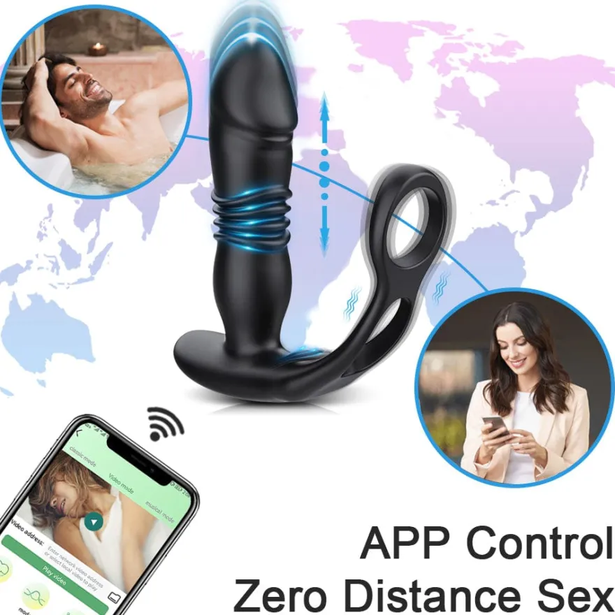 marielove Cockring mit Prostata Vibrator mit App