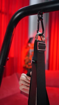 Marielove Erotischer Schaukel-Liegestuhl – Verstellbarer Swing Chair für Schwebende Positionen – Hochfester Stahlkörper – Profi-Suspension