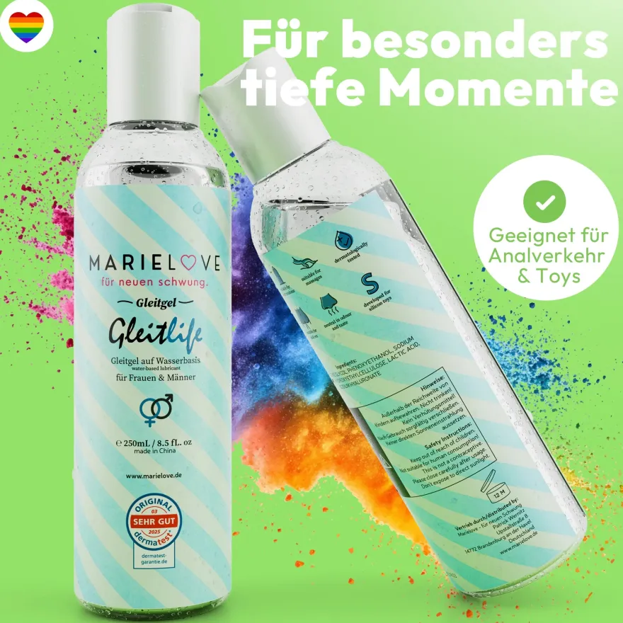 marielove Gleitgel Gleitlife 250ml Wasserbasis