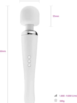 marielove Magic Wand Vibrator Elegance Massager Weiß