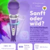 marielove Magic Wand Vibrator Magic Wand Akku Lila