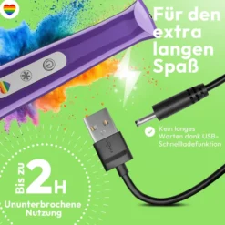 marielove Magic Wand Vibrator Magic Wand Akku Lila