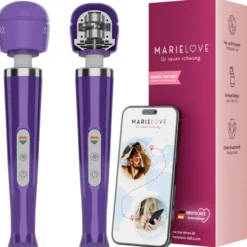 marielove Magic Wand Vibrator Magic Wand Akku Lila