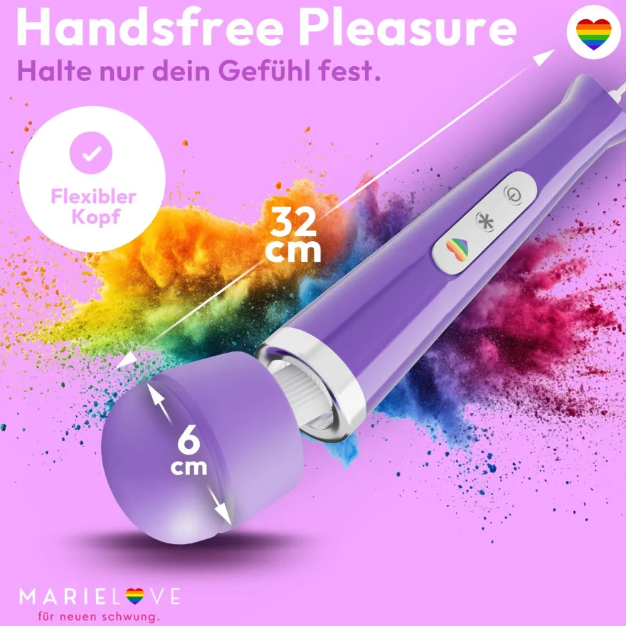 marielove Magic Wand Vibrator Magic Wand Netz Lila