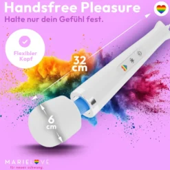 marielove Magic Wand Vibrator Magic Wand Netz Weiß