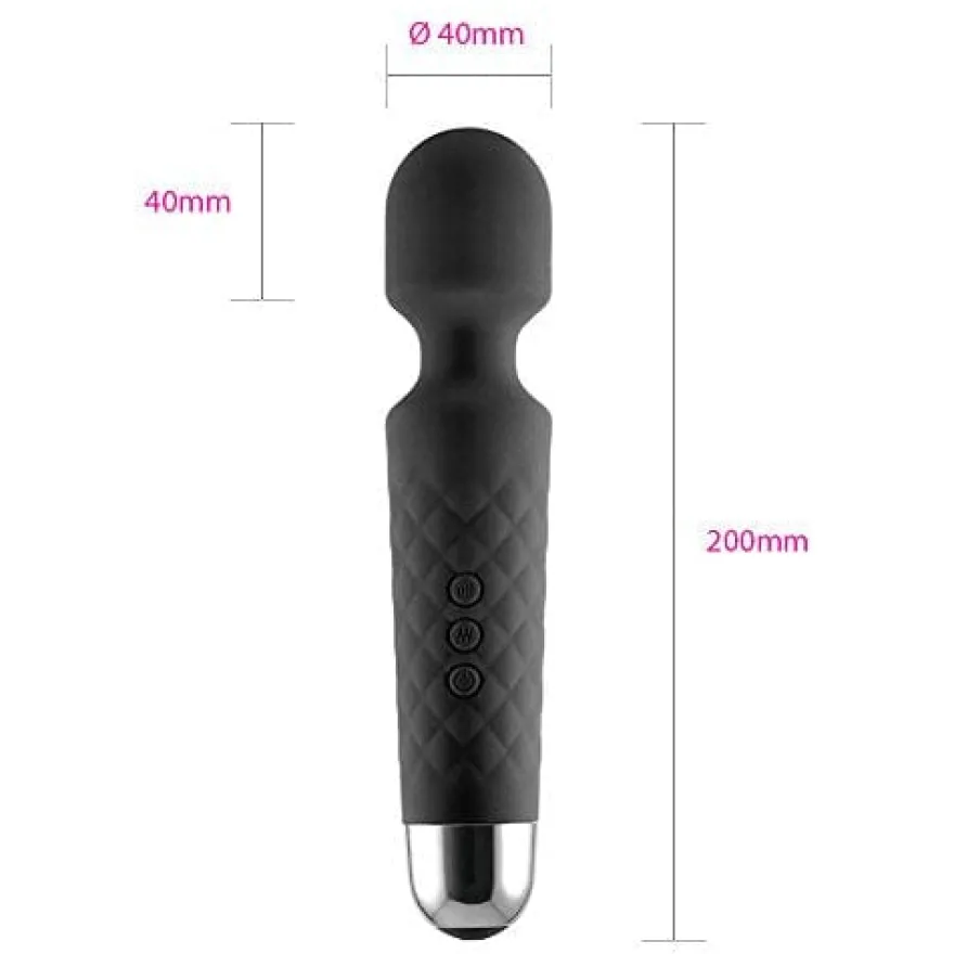 marielove Magic Wand Vibrator mini iWand Schwarz