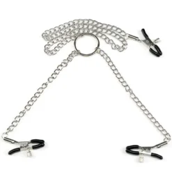 marielove Nippelklemmen Nippelklemmen 3er mit Kette
