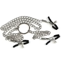 marielove Nippelklemmen Nippelklemmen 3er mit Kette