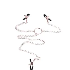 marielove Nippelklemmen Nippelklemmen 3er mit Kette