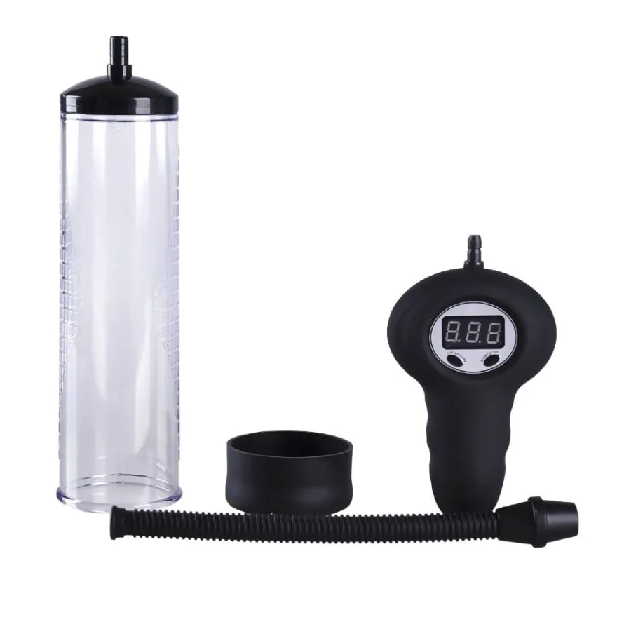 marielove Penis Pumpe elektrisch mit LCD Manometer