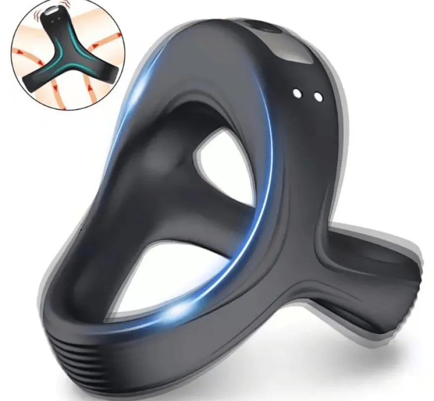 marielove Penisring Penis-Hoden-Ring inklusive Vibrator