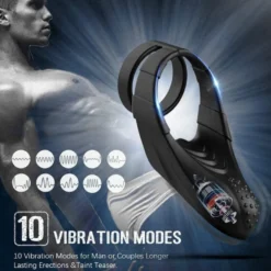 marielove Penisring Penis-Hoden-Ring mit Vibrator