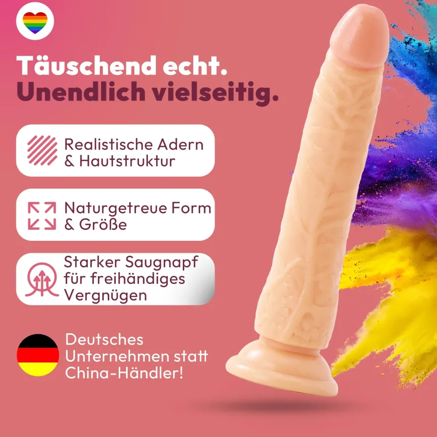 marielove Saugnapfdildo 21cm Dildo mit Saugnapf