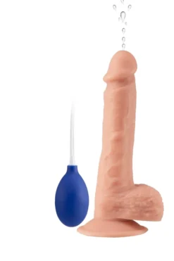 marielove Saugnapfdildo Spritzender Dildo 21cm Pumpball