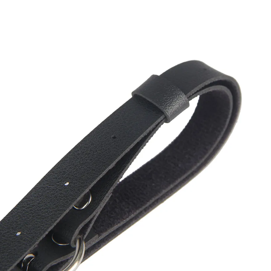 PU Leder Bondage Harness Slip mit Kette SM Panty Strap verstellbar