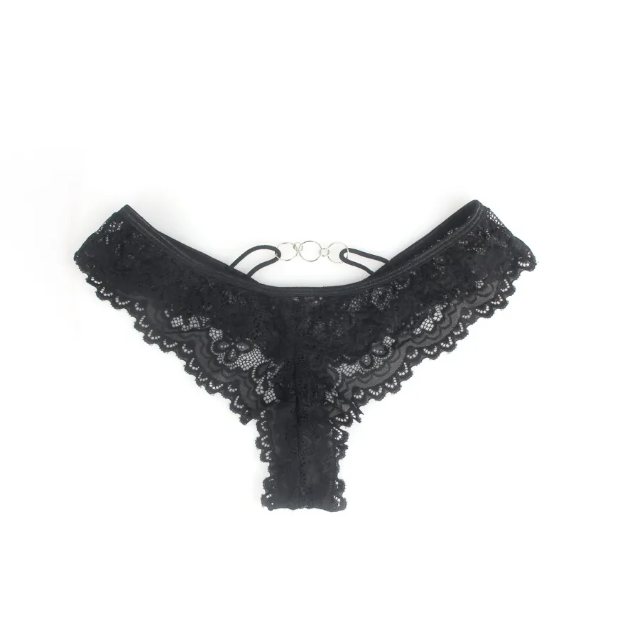 Sexy Schwarzes Spitzen-Lingerie Set – BH, Slip & Strapse, verführerische Dessous