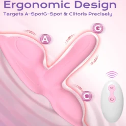 Vibrator Stimulation Klitoris Vagina GM-563 Rosa