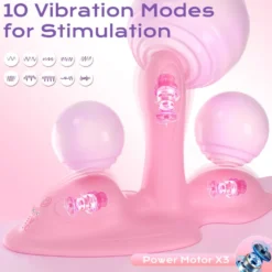 Vibrator Stimulation Klitoris Vagina GM-563 Rosa