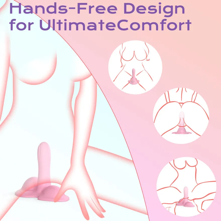Vibrator Stimulation Klitoris Vagina GM-563 Rosa