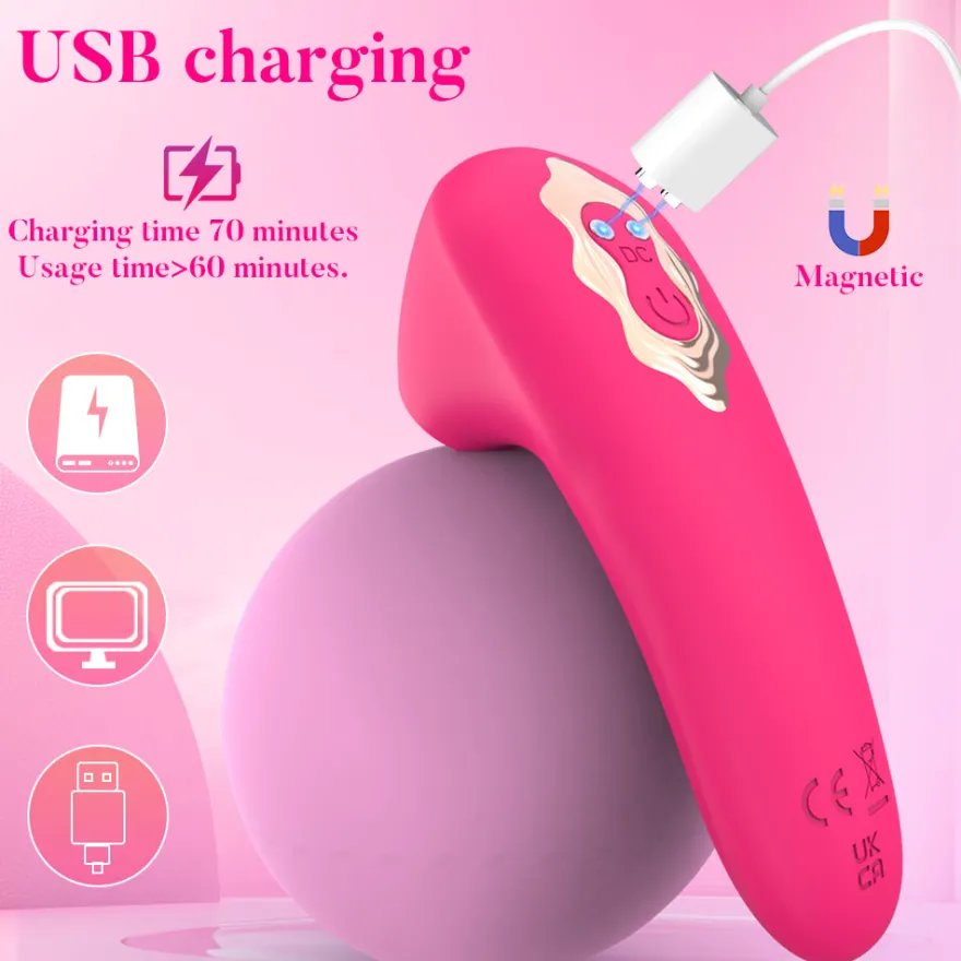 Vibrator Stimulation Klitoris Vagina GM-533 Rosa