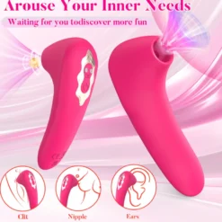 Vibrator Stimulation Klitoris Vagina GM-533 Rosa