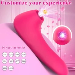 Vibrator Stimulation Klitoris Vagina GM-533 Rosa
