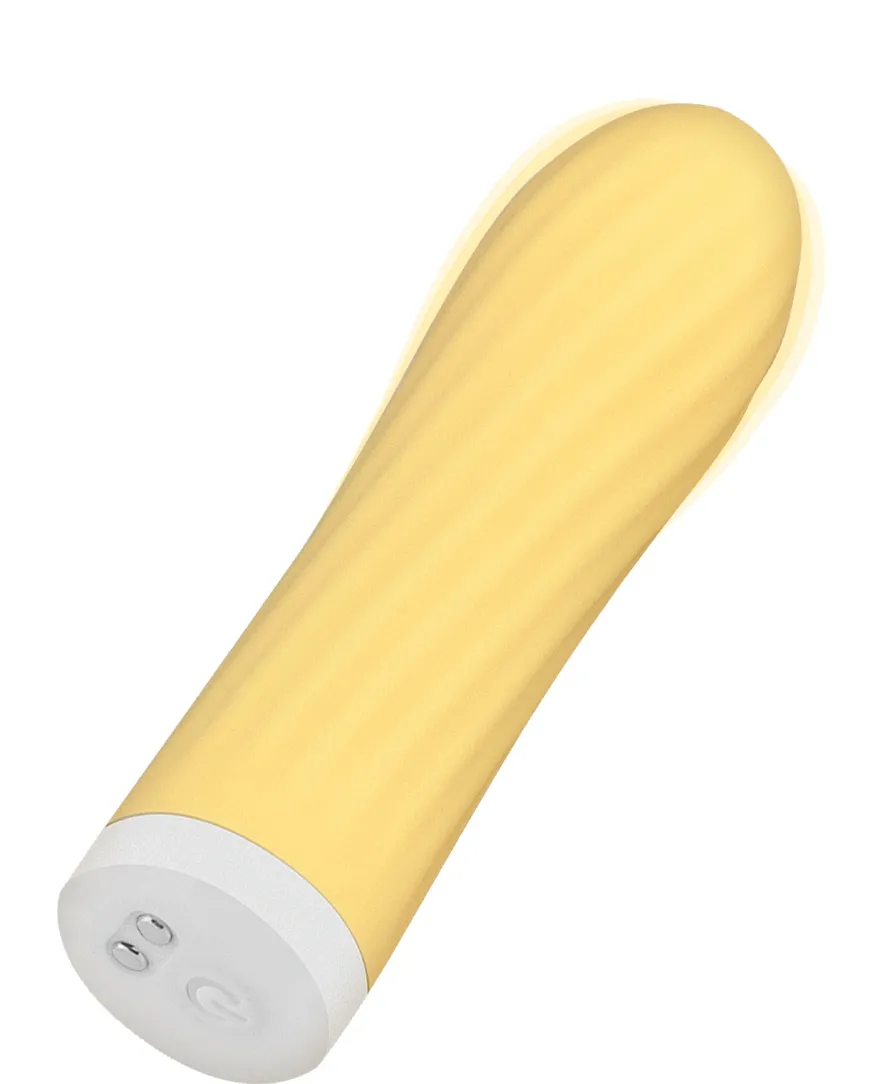 Vibrator Stimulation Klitoris Wasserdicht USB GM-280 Gelb