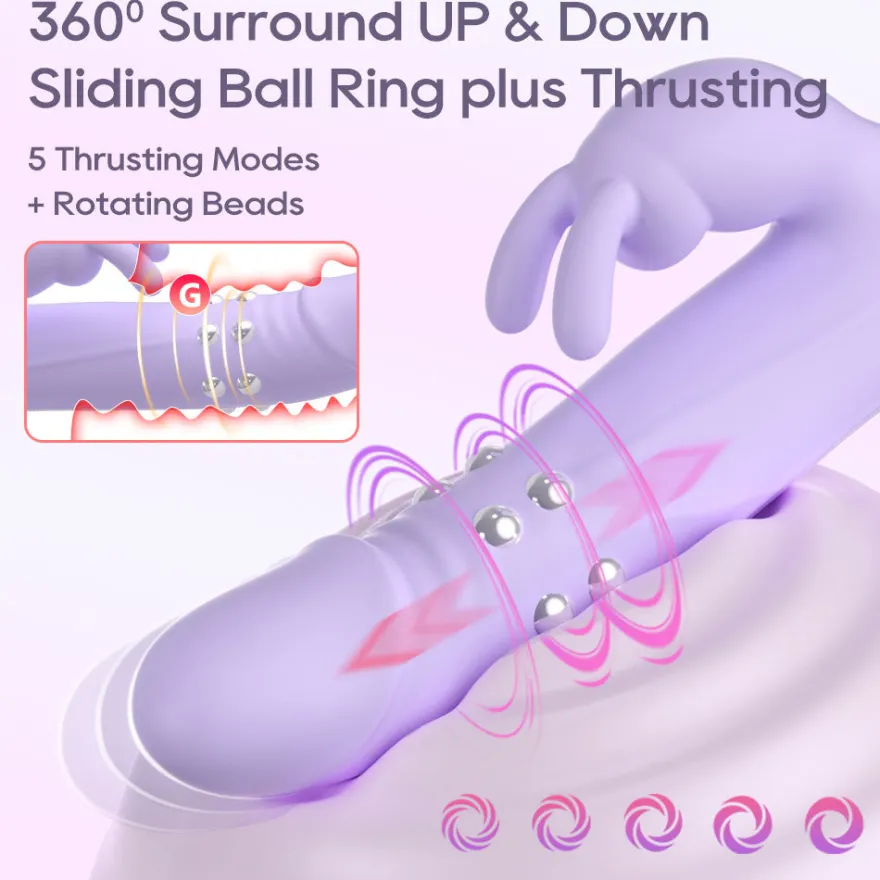 Vibrator Stimulation Klitoris Wasserdicht USB GM-567 Lila