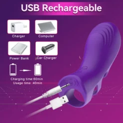 Vibrator Stimulation Klitoris Wasserdicht USB GM-262 Lila