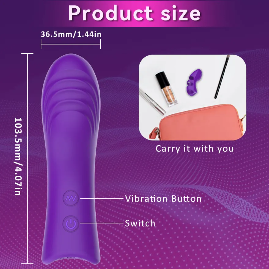 Vibrator Stimulation Klitoris Wasserdicht USB GM-262 Lila